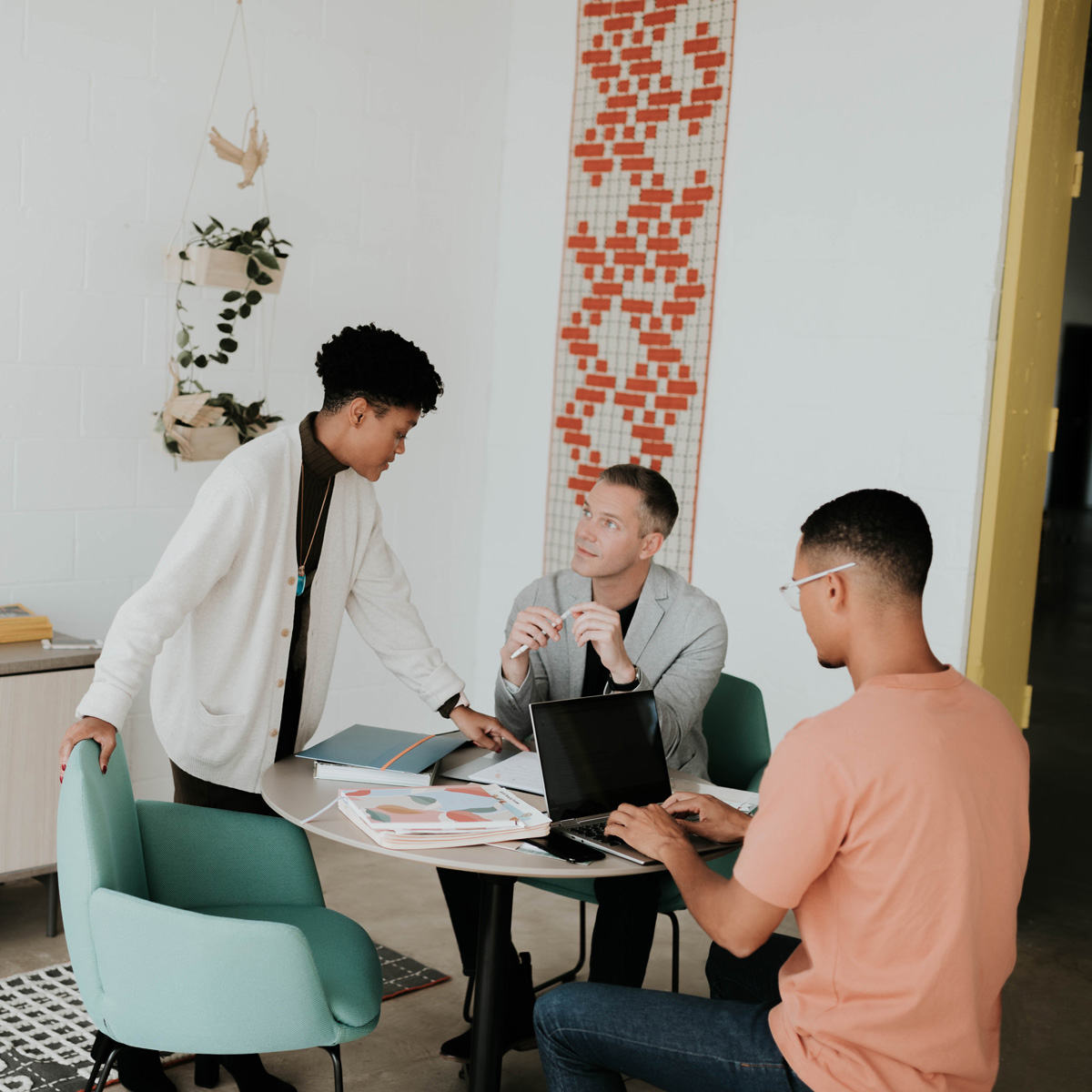 design-process Group of people working together at a table