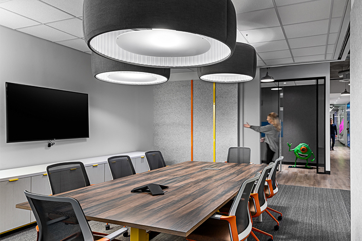 spin-master-image-2 Meeting room with a long table and office chairs